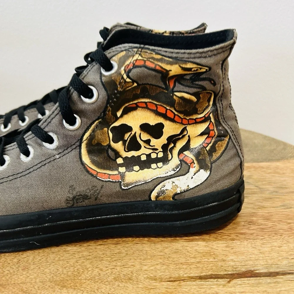 Converse Chuck Taylor All Star Sailor Jerry High Top Tattoo Shoes Canvas Mens 11
